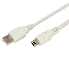 Шнур USB A(штекер) - Mini 5pin USB B(штекер) 5 мм Rexant, серый, 3 м 18-1136 REXANT REXANT