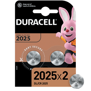 Батарейка литиевая CR2025 3V (2 шт.) 5010963/5014805 Duracell Duracell