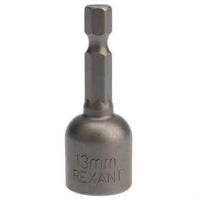 Головка торцевая магнитная S 13мм, 1/4" 48мм 92-0404 REXANT REXANT XRS92-0404