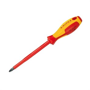 Отвёртка диэлектрическая крестовая PH 2*60мм, VDE KN-982500 KNIPEX KNIPEX XRSKN-982500