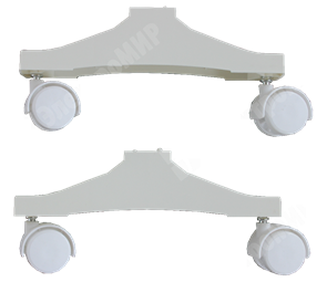 Комплект пластиковых ножек на колёсиках (Теплофон) Комплект ножек(теплофон) Теплофон