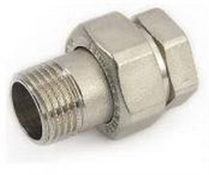 Американка прямая  1/2" латунь/никель GF 2700I2N040400A GF GF XRS2700I2N040400A