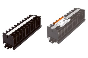 Блок зажимов наборный на DIN-рейку, 4 мм², 30А, 10 пар, латунь, БЗН SQ0531-0203 TDM ELECTRIC TDM ELECTRIC