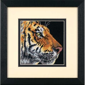 Набор для вышивания "DIMENSIONS" 07225 "Профиль тигра" 13 x 13 см