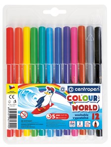 "Centropen" Набор цветных фломастеров COLOUR WORLD TP 7550/12 12 цв 7550/12