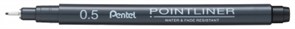 "Pentel" Линер Pointliner 0.5 мм 12 шт. S20P-5A черные чернила XG86225780524