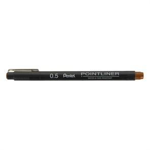 "Pentel" Линер Pointliner 0.5 мм 12 шт. S20P-5SP сепия XG101375307414