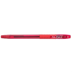 "Pentel" Ручка шариковая Feel it! d 0.5 мм 12 шт. BX485-B цвет чернил: красный