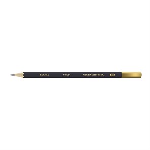 "VISTA-ARTISTA" VAGP Чернографитный карандаш заточенный 3М (3B) 12 шт. 3B .
