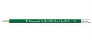 "ВКФ" "Школьный" 1-1100 Карандаш графитный с ластиком заточенный ТМ (HB) 84 шт.