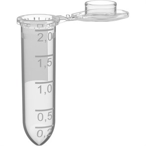 Пробирка микроцентриф. круглод. 2,0мл, 500шт/уп Перинт ПМ2К-13-40-ПП ГУ 1970994