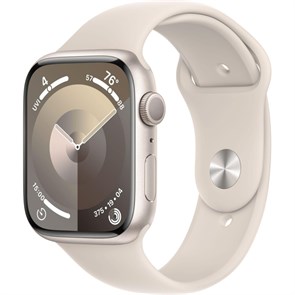 Смарт-часы Apple Watch Series 9 A2980 45мм корп.сияющ.зв.(MR973ZP/A)