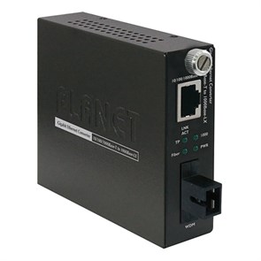 Медиаконвертер Planet 10/100/1000 to WDM Bi-direct Smart 15KM (GST-806A15) 1512449