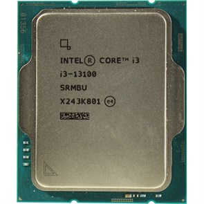 Процессор Intel CORE I3-13100 S1700 OEM 3.4G (CM8071505092202) 1754935