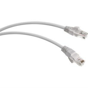 Патч-корд WRline WR-PC-RJ45-UTP-5E-1.5-GY U/UTP, 5е, 2xRJ45, сер,LSZH, 1.5м 1957907