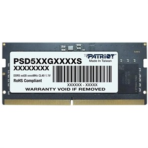 {{productViewItem.photos[photoViewList.activeNavIndex].Alt || productViewItem.photos[photoViewList.activeNavIndex].Description || 'Модуль памяти Patriot SO-DIMM 8GB DDR5 4800Мгц CL40 (PSD58G480041S)'}}