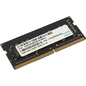 Модуль памяти Apacer DDR4  4GB 2666MHz SO-DIMM CL19(AS04GGB26CQTBGH) 2002205