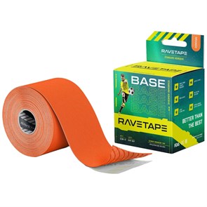 Кинезио тейп RaveTape BASE 5X5 - Оранжевый (ORANGE),RVTB-ORN-55