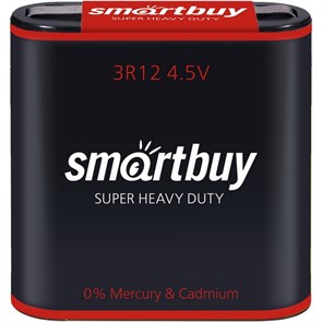 Батарейка Smartbuy солевая 3R12/1S 1шт/бл (SBBZ-3R12-1S)