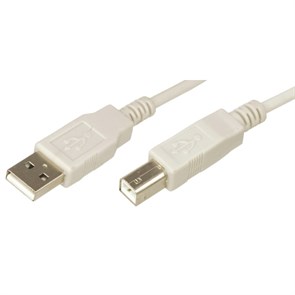 Кабель USB A 2.0 - USB B, М/М, 1.8 м, Rexant, сер, 18-1104 399721