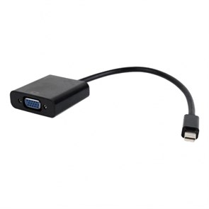 Кабель Mini DisplayPort - VGA, M/F, 0.15 м, Cablexpert, чер, A-mDPM-VGAF-02 1272499