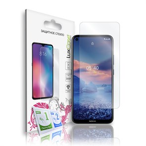 Защитное стекло Nokia 5.4, LuxCase, плоское, 0.2 мм, прозрачное, 83046 1384345