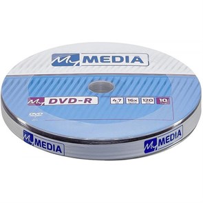 Носители информации DVD-R MyMedia 4.7Gb 16x Pack wrap (10шт/уп) (69205) 1844891