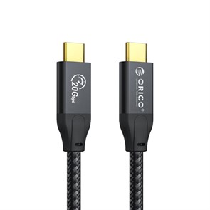 Кабель Orico Type-C/Type-C, USB3.2, 1м, черный (ORICO-CM32-10-BK-BP) 1898060