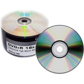 Носители информации CMC DVD+R 4,7 GB 16x Bulk/50 2055999