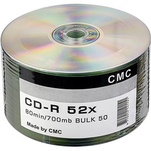 Носители информации CMC CD-R 80 52x Bulk/50 2055996