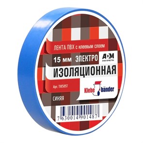 Изолента ПВХ TIK505T 15 х 20 синяя Klebebander/200/8 1946899