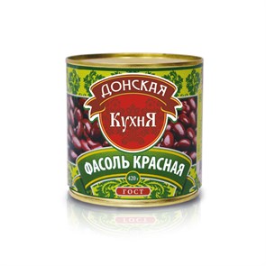 Фасоль Консервация Донская Кухня красная, 420г ж/б, Т