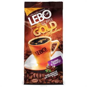 Кофе молотый LEBO GOLD для заваривания в чашке 100г 483239