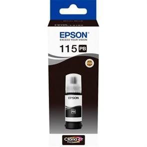 Чернила Epson 115 C13T07D14A чер. фото для L8160/L8179 1444502