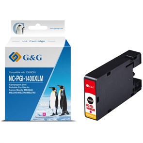 Картридж струйный G&G  PGI-1400XL M пур. для Canon MB2050/MB2350/MB2040 1650514