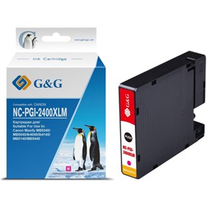 Картридж струйный G&G PGI-2400XL M пур. для Canon MAXIFY iB4040/ МВ5040 1650518