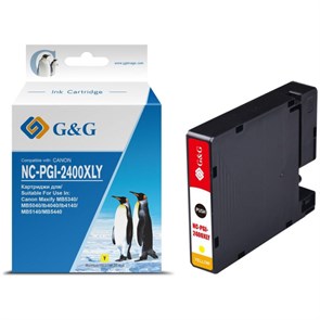 Картридж струйный G&G PGI-2400XL Y жел. для Canon MAXIFY iB4040/ МВ5040 1650519