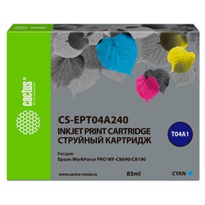 Картридж струйный Cactus CS-EPT04A240 гол. для Epson WF-C8190/C8690 1705735