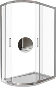 Душ.ограждение GOOD DOOR LATTE R-120-G-WE 1200х800 стекло Grape 5мм (без поддона и автослива)