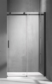 Душевое ограждение SANTREK AQUA Evo-DF-1600-C-Matt Black 1600*1950 Прямое, стекло Прозр. 8мм, профиль Чёрный