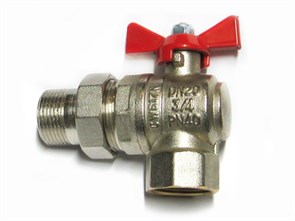 Кран вода VALTEC 3/4" г/ш баб американка углов. (VT.228.N.05)