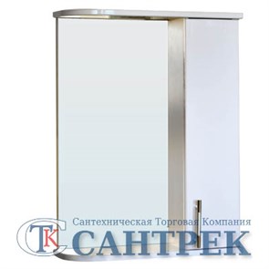 Зеркало-шкаф SANTREK HOME "Ника" правый (белый ) 525*700*180 XST31583