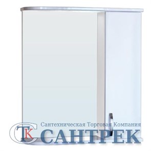 Зеркало-шкаф SANTREK HOME "Сити-60" правый (белый) 594х669х150 XST30022