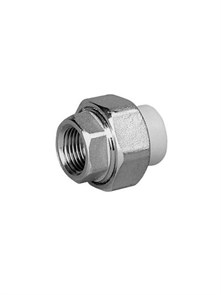 Муфта комб. разъёмная, гайка 20х1/2" PP-R KALDE