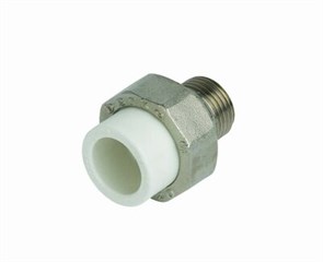 Муфта комб. разъёмная, штуцер 20х1/2" PP-R KALDE XST32054