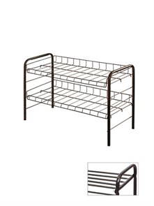 Этажерка 3 для обуви разборная низкая (660*280*440) 2 полки МЕДЬ Арт. ЭТ3 г.Ижевск (Р) XST40225