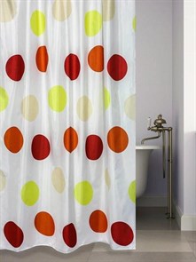 Штора для ванн BATH 180х180 FANCY DOTS multi (ch-21286) (160)