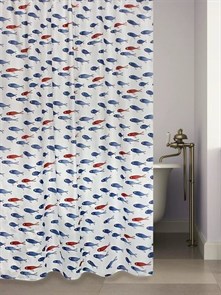 Штора для ванн BATH 180х180 Fishes beige (ch-1953) (162)