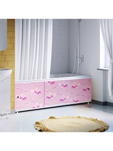 Экран под ванну "Престиж DECOR" 1,5 м с алюм. рамой (033Н Магнолия) Alavann XST51053