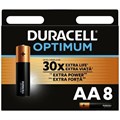 Батарейка Duracell 5014069 АА алкалиновые 1,5v 8 шт./бл. LR6-8BL Optimum 1716684 - фото 1009258